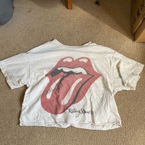 Rolling Stones crop top